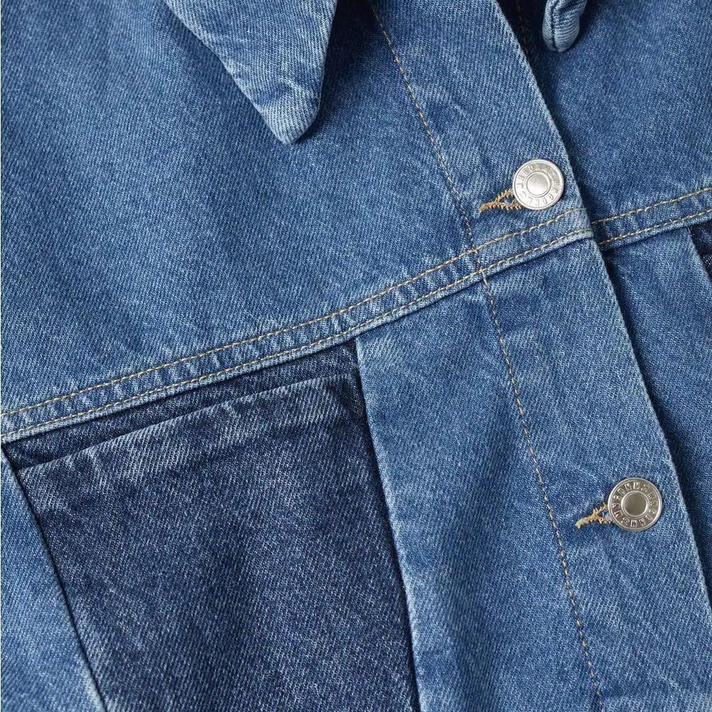 Mango Contrast Panel Jacket New - Picture 8 of 10